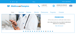 Desktop Screenshot of medicosentampico.com
